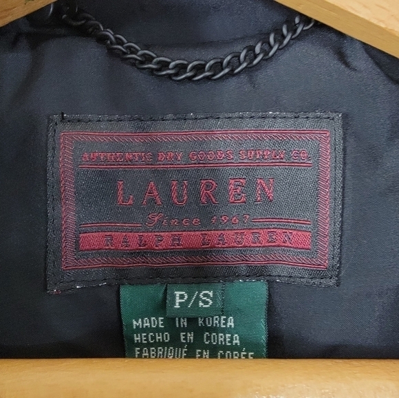 Ralph Lauren Dry Goods Supply | Black Coat Size Small - Picture 3 of 7